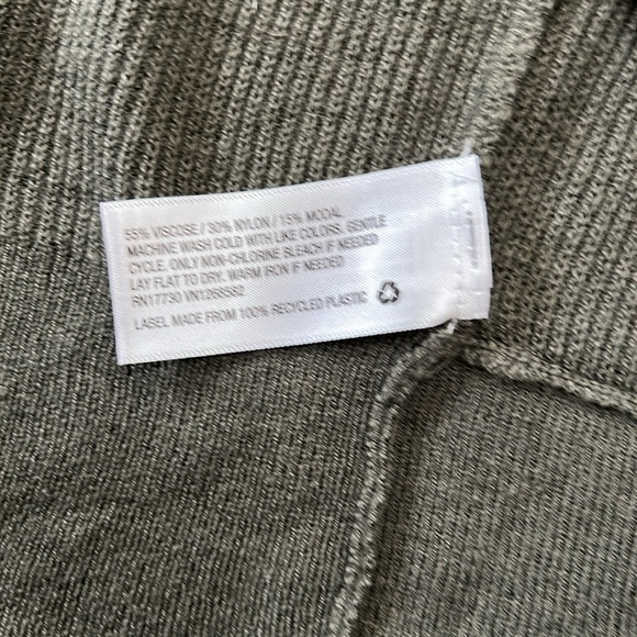 A new day x Target Olive green open front Cardigan Sz. Medium New with tags - Picture 4 of 6